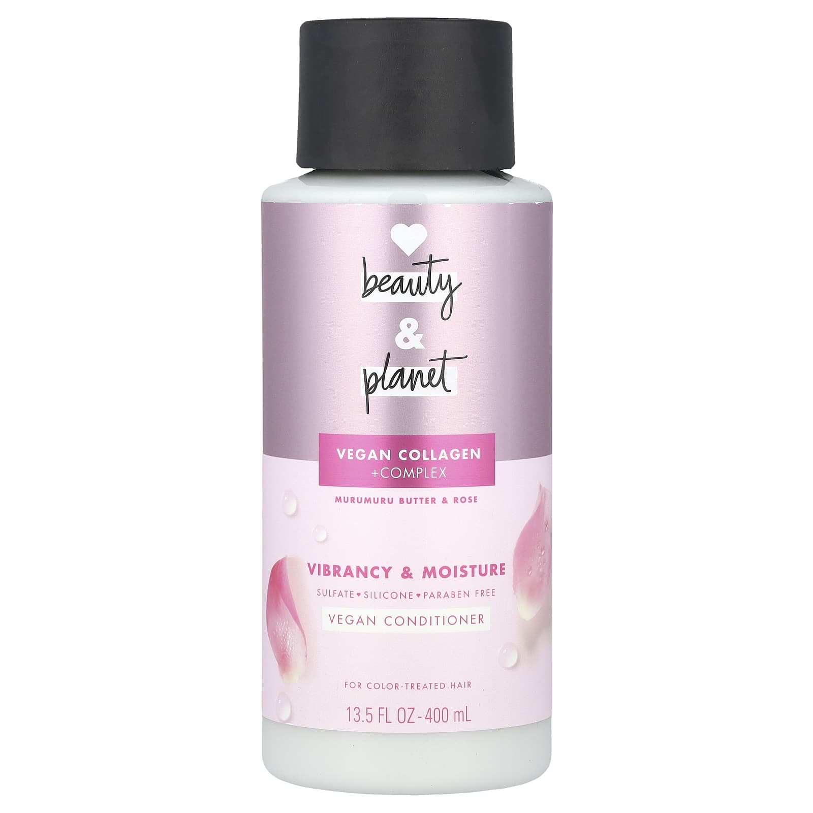Love Beauty and Planet, Vegan Conditioner, For Color Treated Hair, Murumuru Butter & Rose, 13.5 fl oz (400 ml) - Image 1