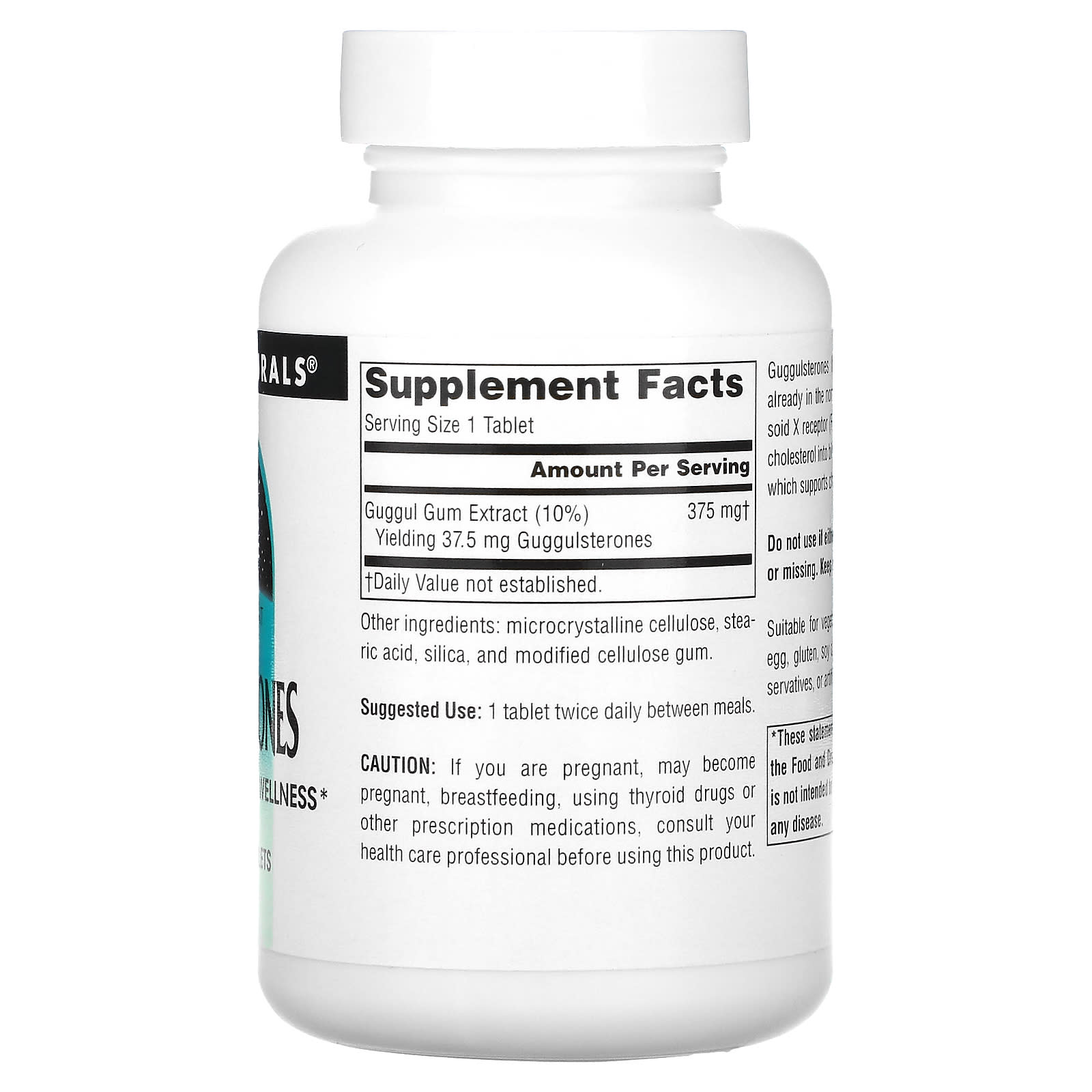 Source Naturals, Guggulsterones, 37.5 mg, 120 Tablets - Image 2