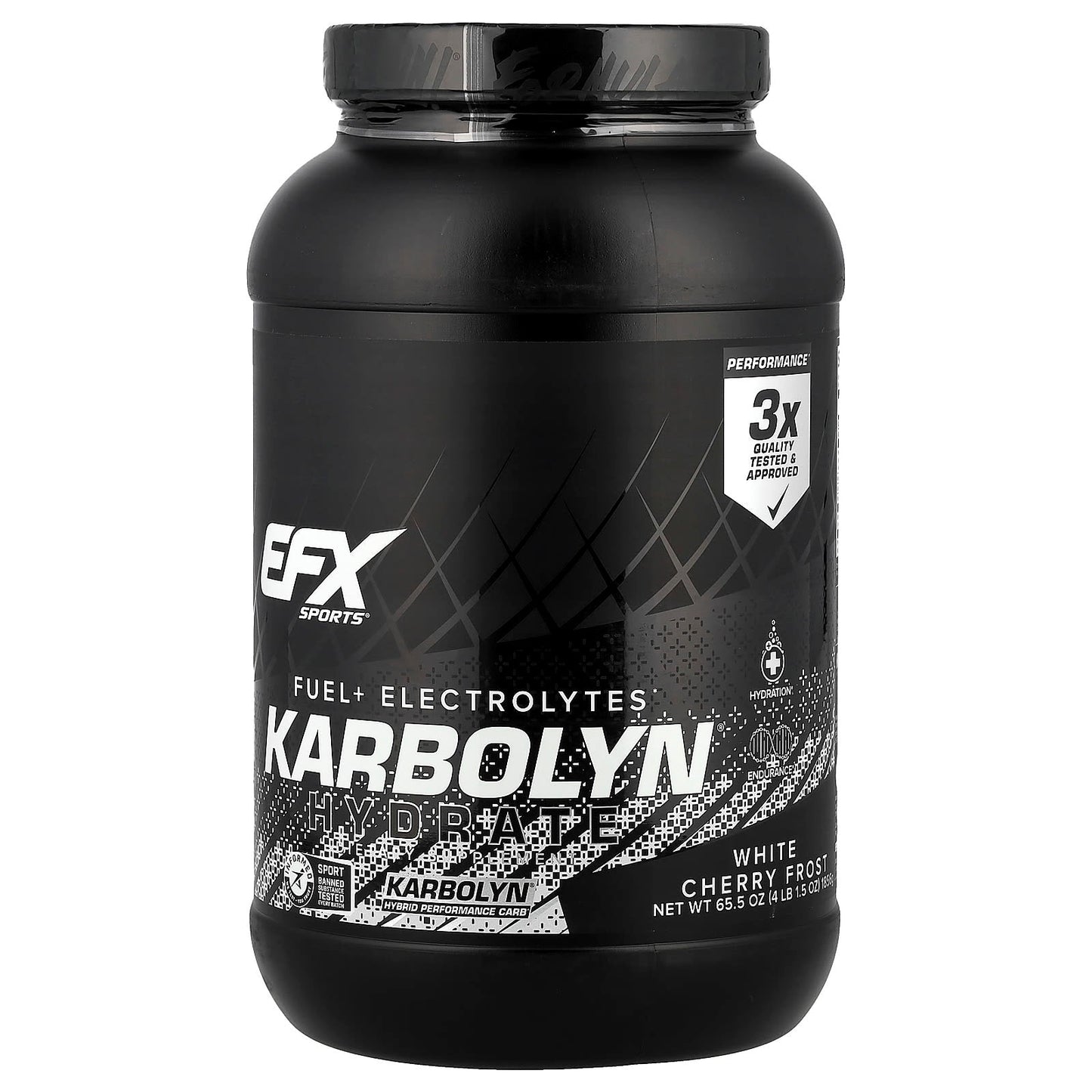 EFX Sports Karbolyn Hydrate White Cherry Frost Performance Fuel - Image 1