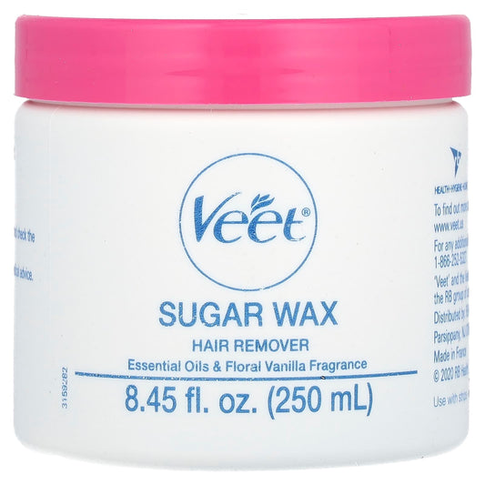 Veet, Sugar Wax Hair Remover, Essential Oils & Floral Vanilla, 14 Pieces - Image 1