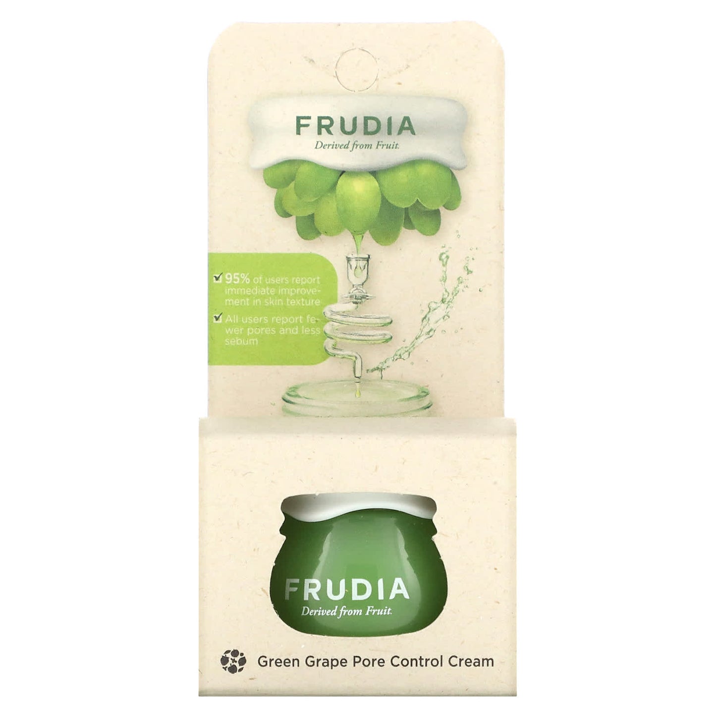 Frudia Green Grape Pore Control Cream, 0.35 oz (10g) - Image 2