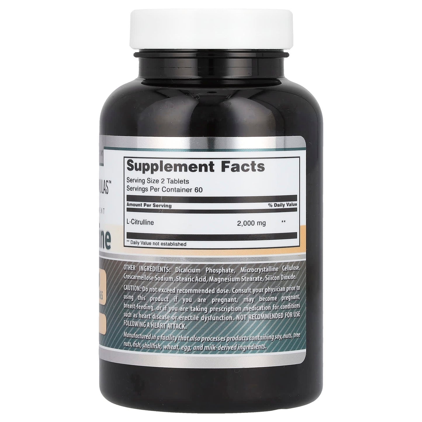 <strong>L-Citrulline Supplement | 120 Tablets | 1000mg per Serving</strong> - Image 2