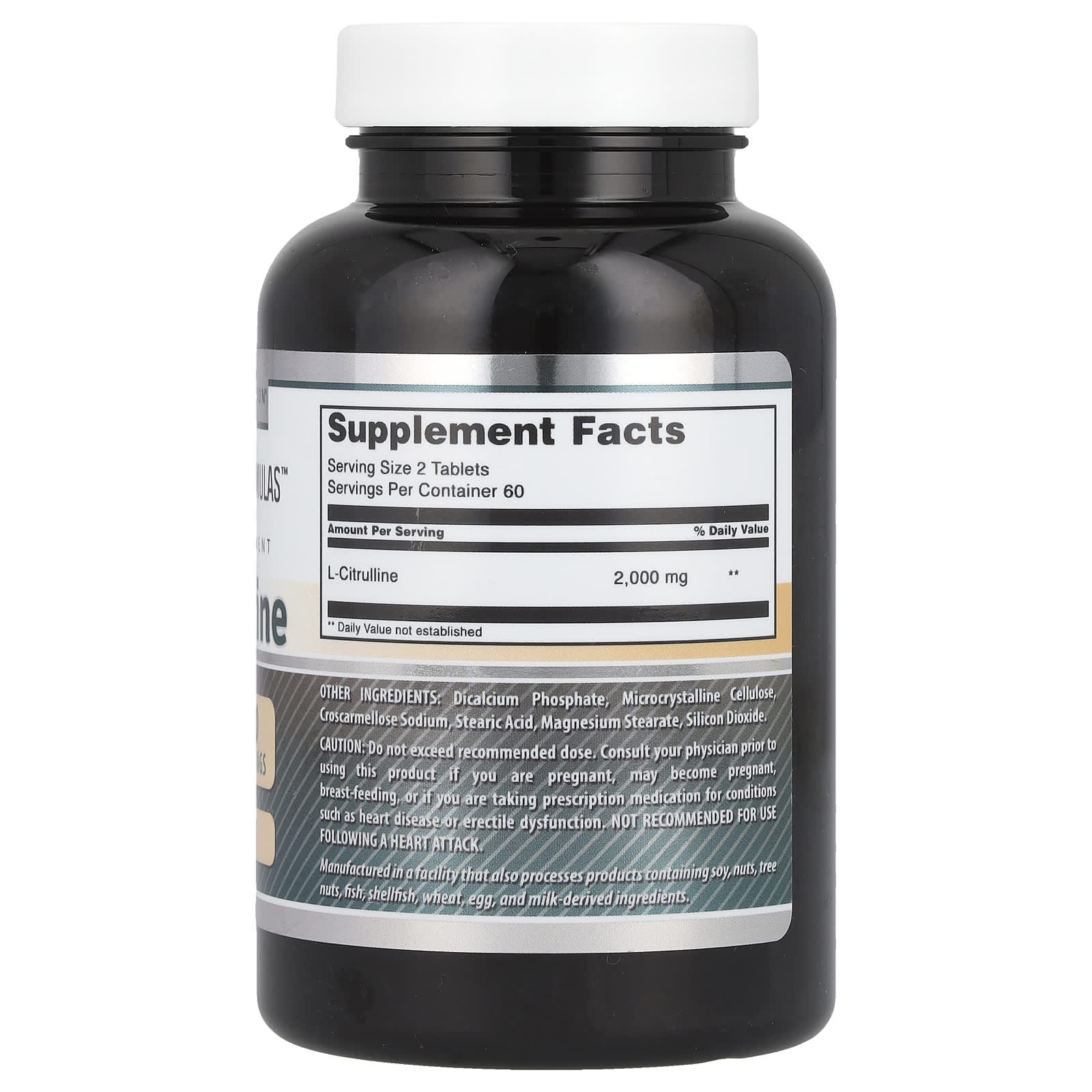 <strong>L-Citrulline Supplement | 120 Tablets | 1000mg per Serving</strong> - Image 2