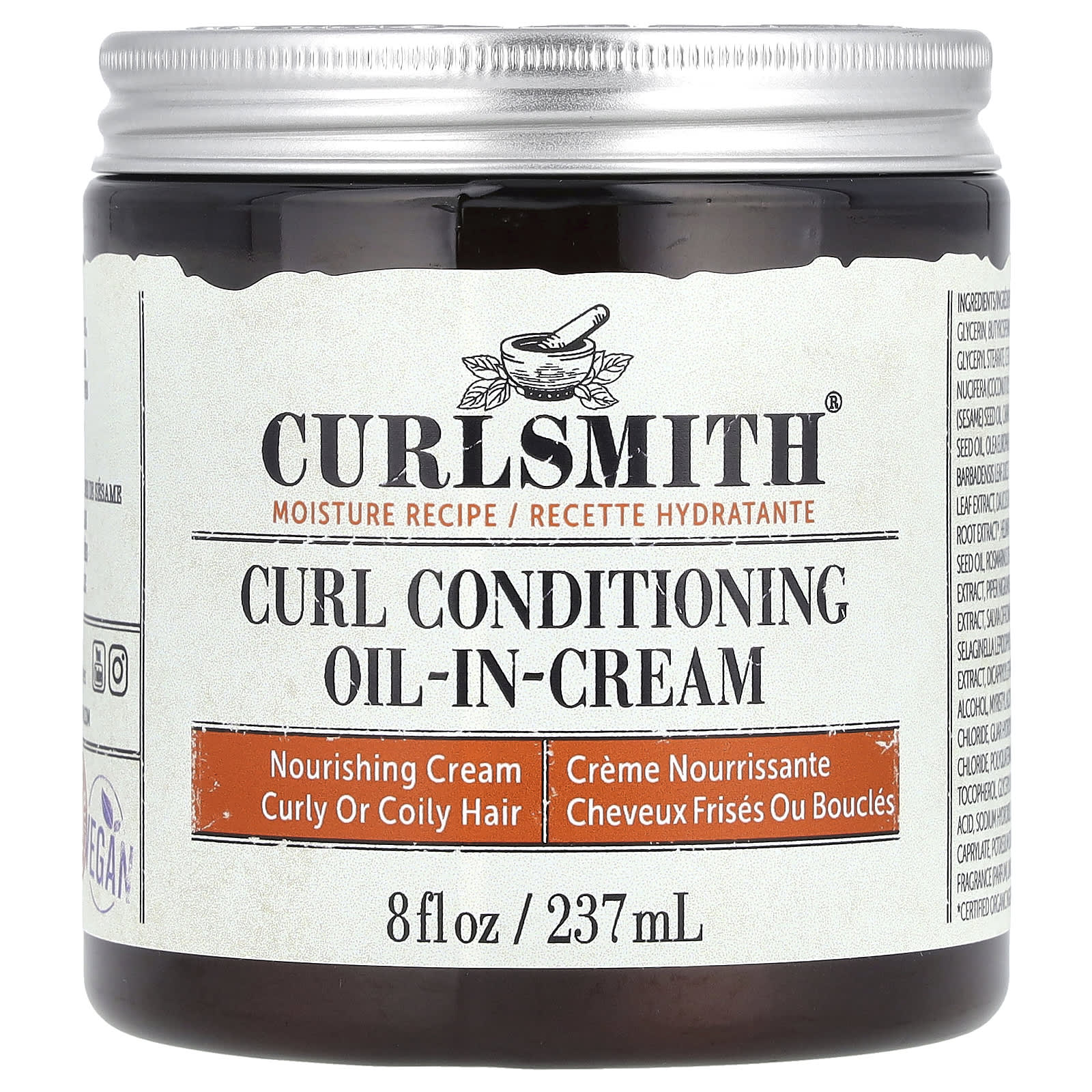 Curlsmith Moisture Recipe Nourishing Cream for Curly Hair - Image 1