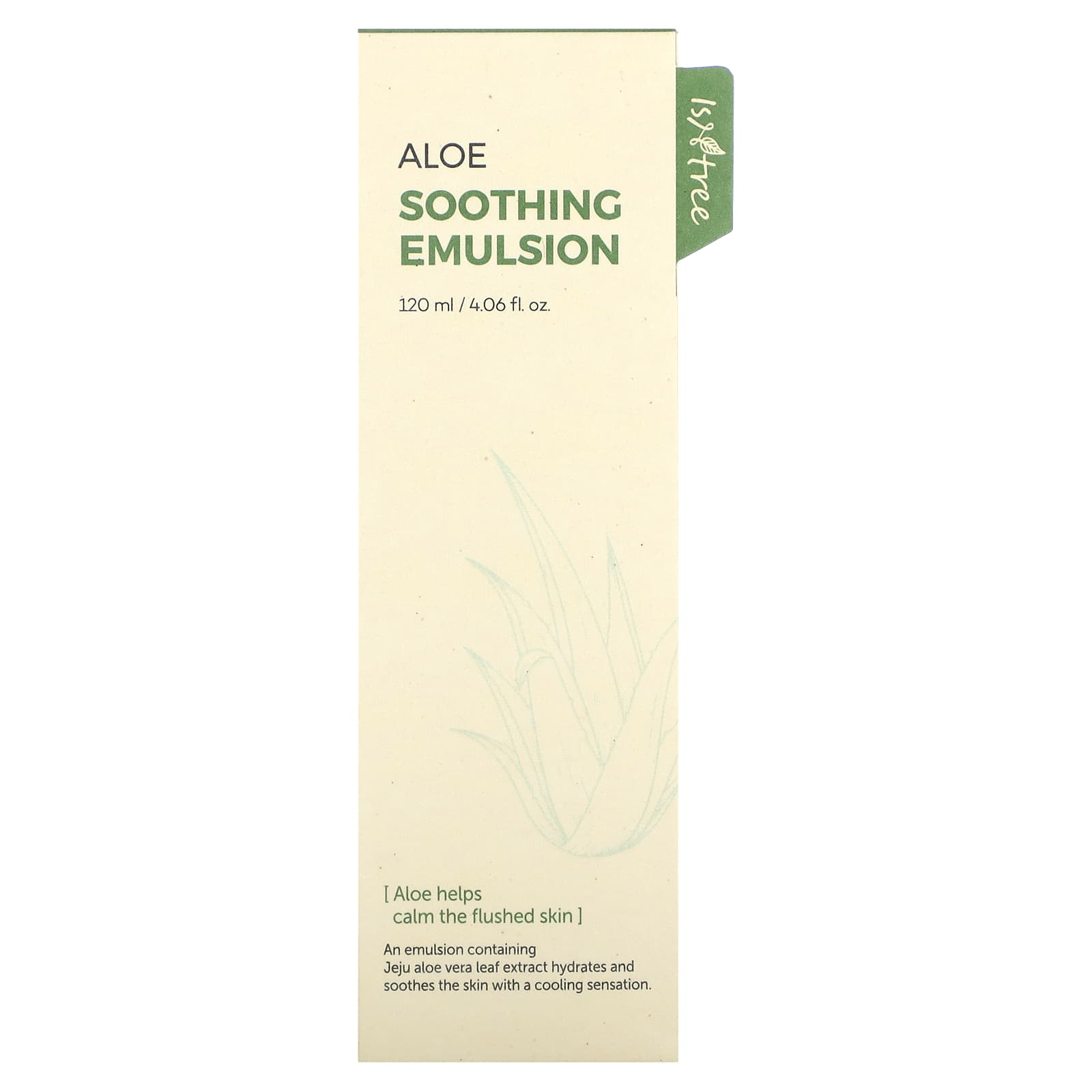 ISNtree Aloe Soothing Emulsion for Sensitive Skin, 4.06 fl oz (120 ml) - Image 2