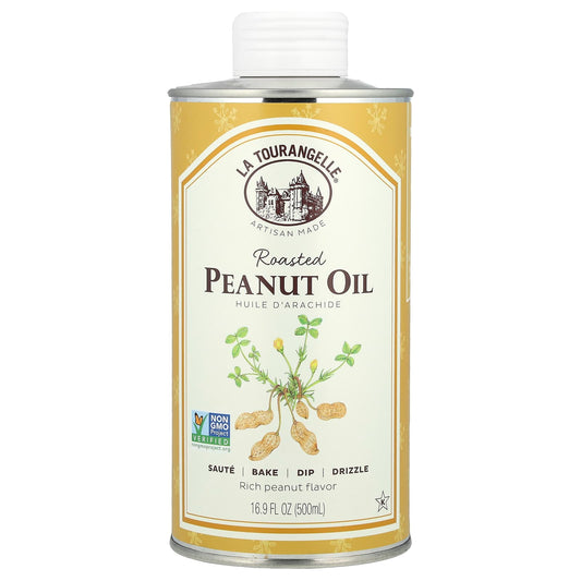 La Tourangelle, Roasted Peanut Oil, 16.9 fl oz (500 ml) - Image 1