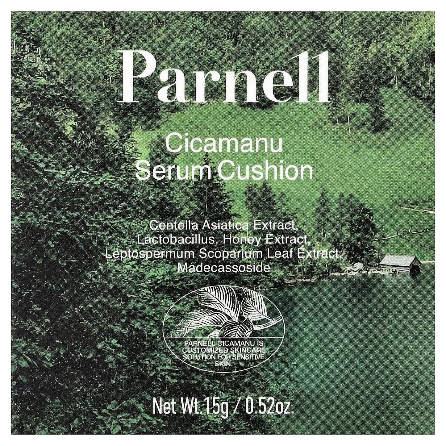 Parnell, Cicamanu Serum Cushion, 33W Warm Cream , 0.52 oz (15 g) - Image 2
