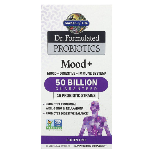 Gut-Brain Health: Dr. Formulated Probiotics Mood+ 50B CFU - Image 1