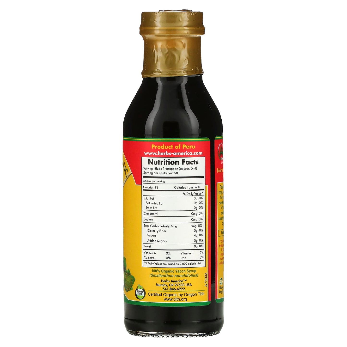 Sweet Organic Yacon Syrup by Amazon Therapeutics - Low Glycemic Index - Image 2