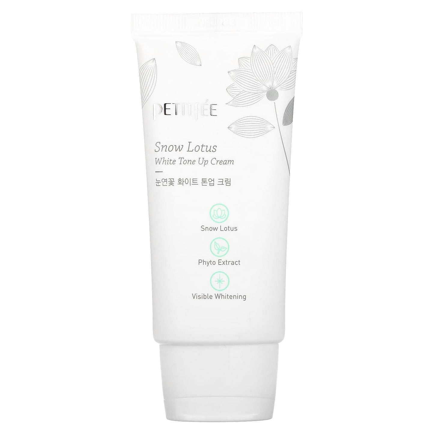 Petitfee, Snow Lotus, White Tone Up Cream, 50 ml - Image 1