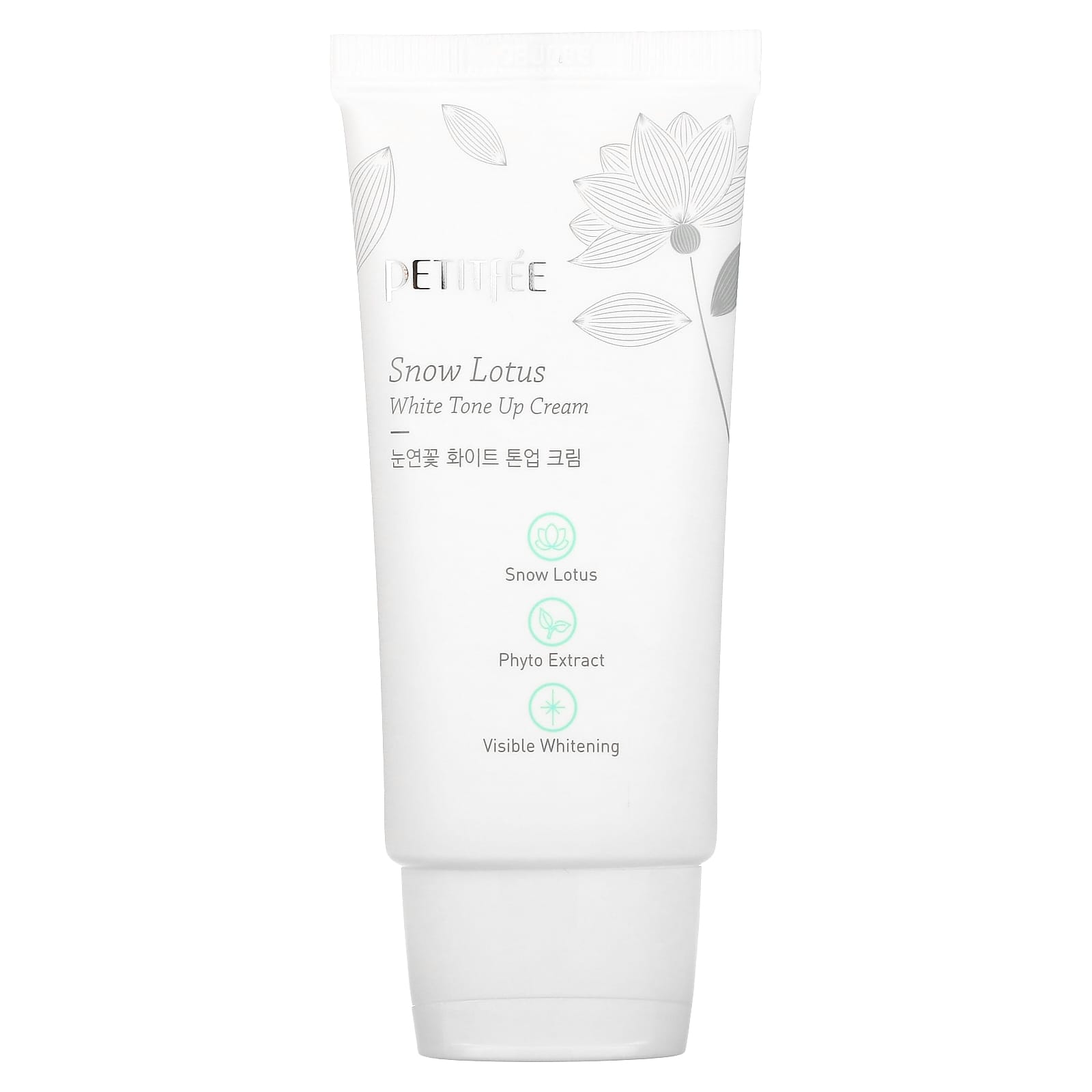 Petitfee, Snow Lotus, White Tone Up Cream, 50 ml - Image 1