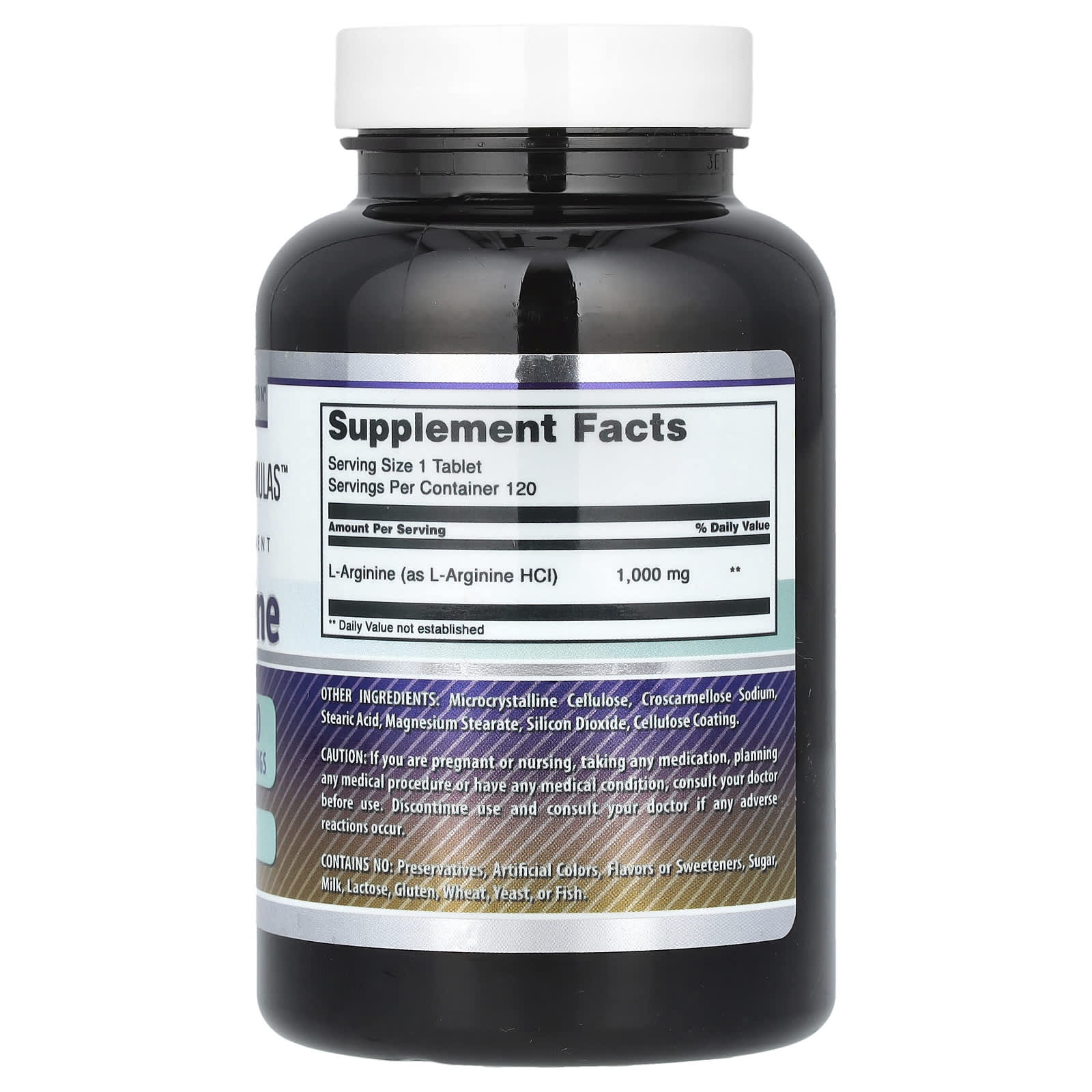 L-Arginine 1000mg Dietary Supplement for Healthy Blood Flow - Image 2