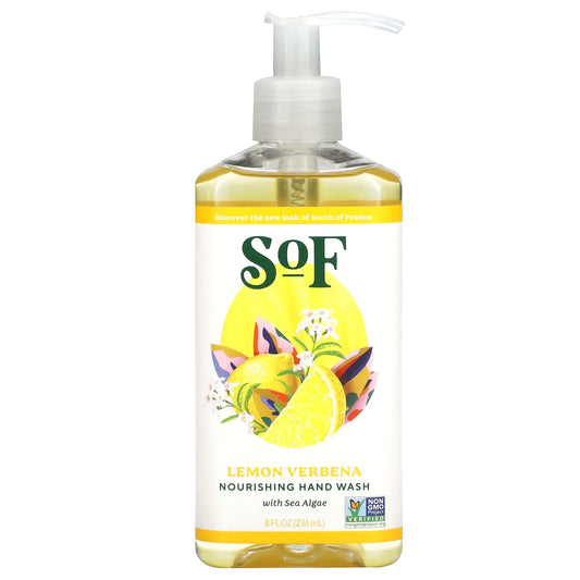 SoF, Nourishing Hand Wash, Lemon Verbena, 8 fl oz (236 ml) - Image 1