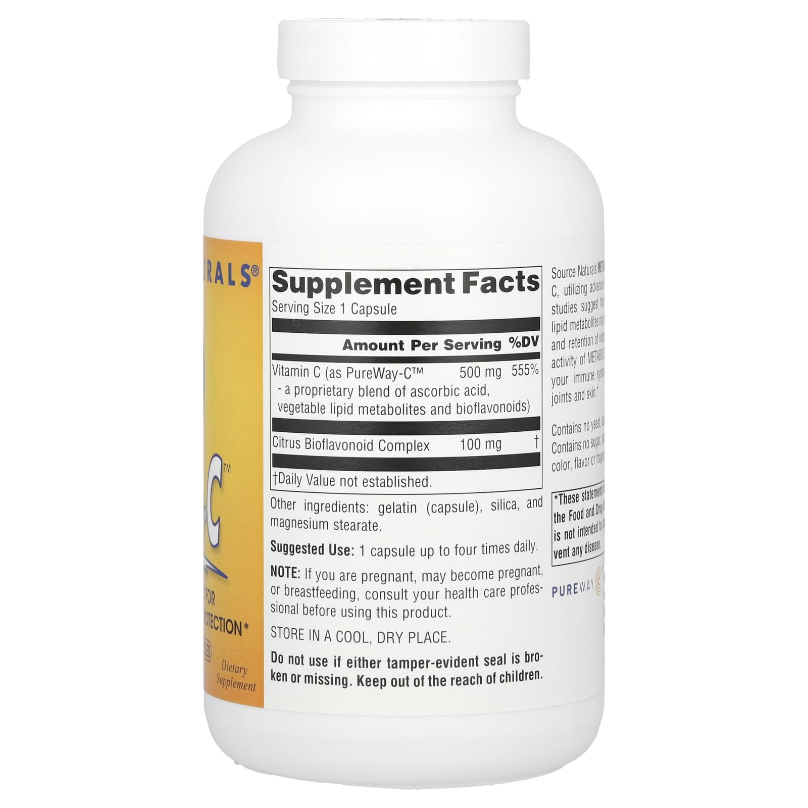 Source Naturals, Metabolic C, 180 Capsules - Image 2