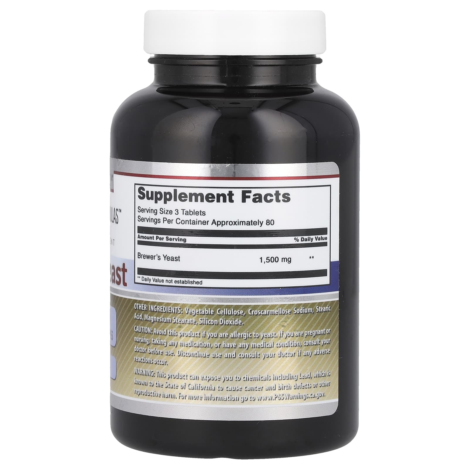 Boost Your Health with Brewer's Yeast Supplements 500mg - Image 2