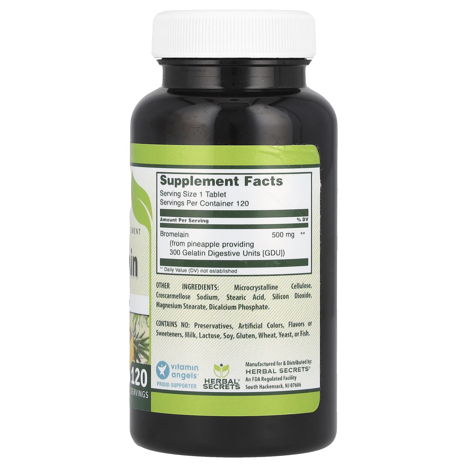 Bromelain Supplement, 500mg, Natural Enzyme for Digestive Health - Image 2