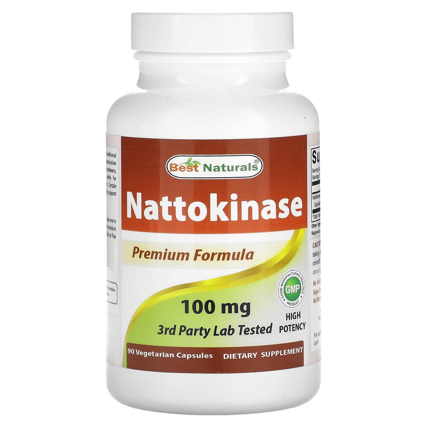 Nattokinase Supplement for Heart Health - Best Naturals - 90 Capsules - Image 1