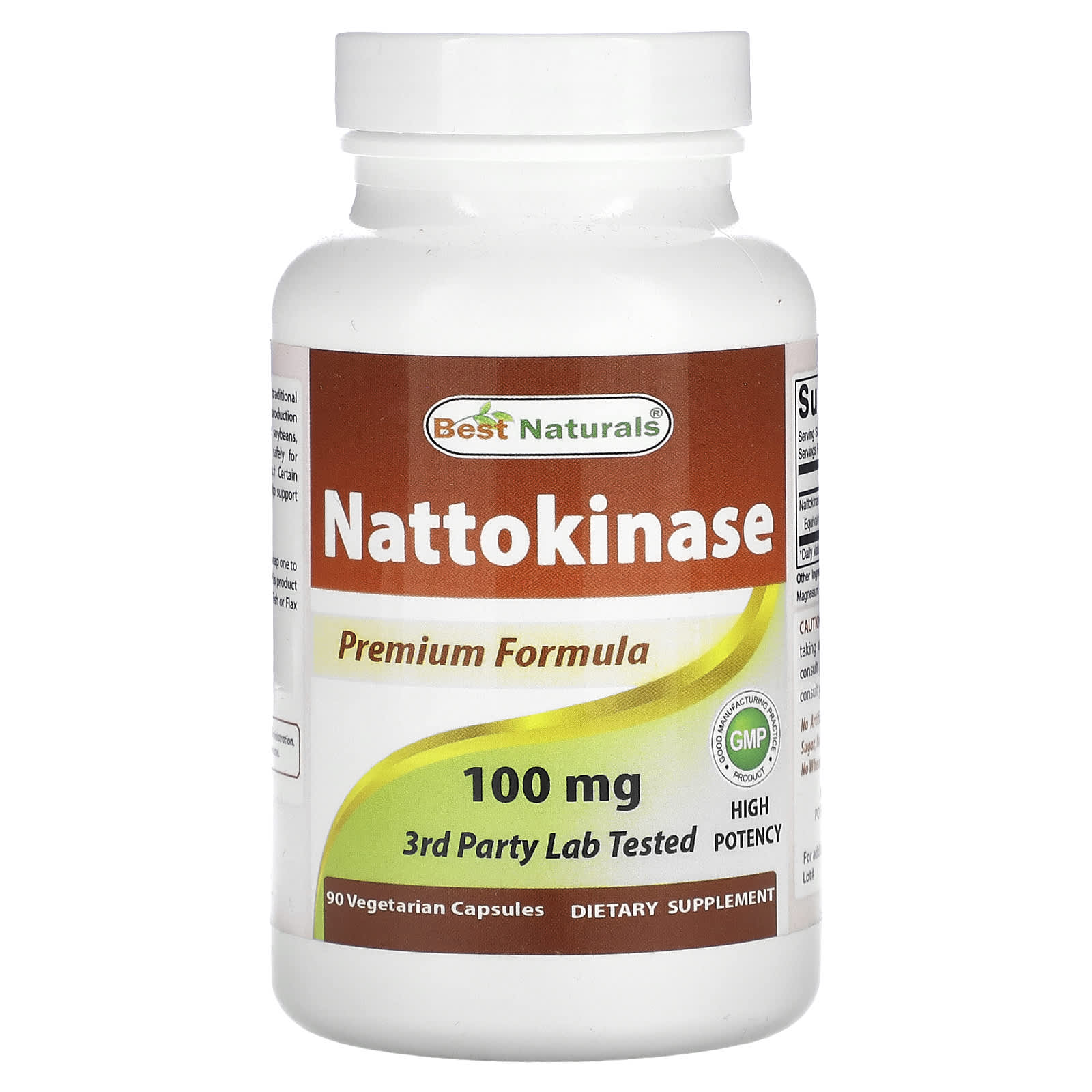 Nattokinase Supplement for Heart Health - Best Naturals - 90 Capsules - Image 1