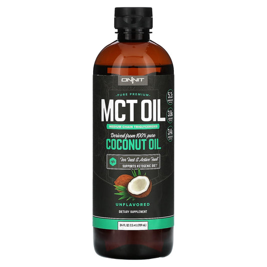 Onnit, MCT Oil, Unflavored, 24 fl oz (709 ml) - Image 1