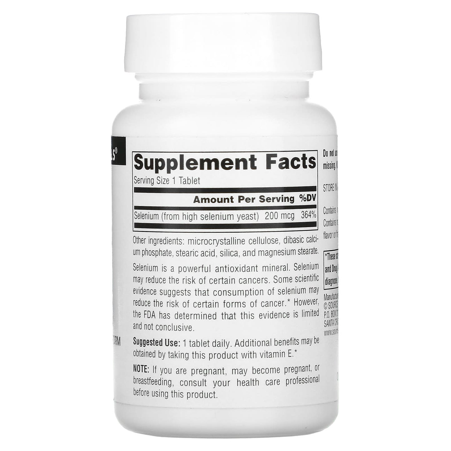 Source Naturals, Selenium, 200 mcg, 120 Tablets - Image 2