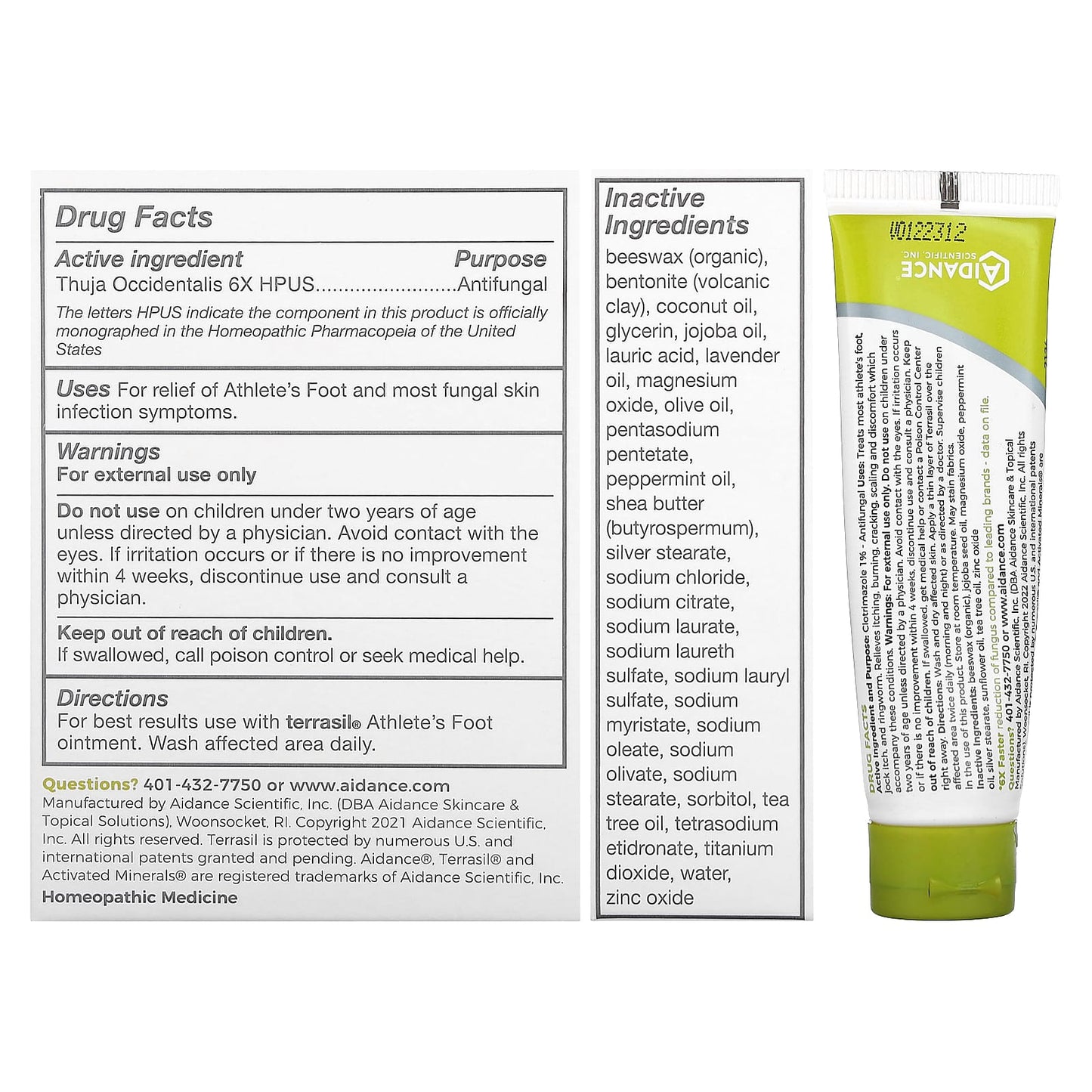 Terrasil, Athlete's Foot Anti-Fungal Kit, 2 Piece Kit - Image 2