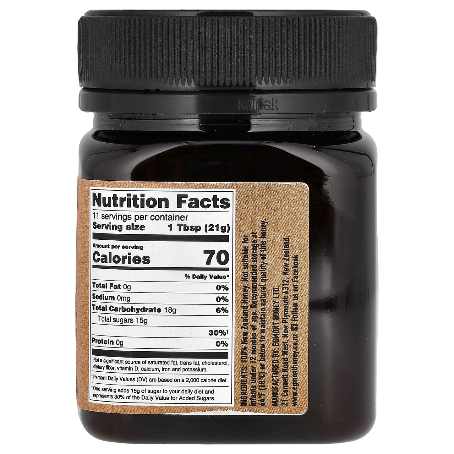 Premium Manuka Honey from New Zealand - UMF 20+, 8.82 oz (250g) - Image 2