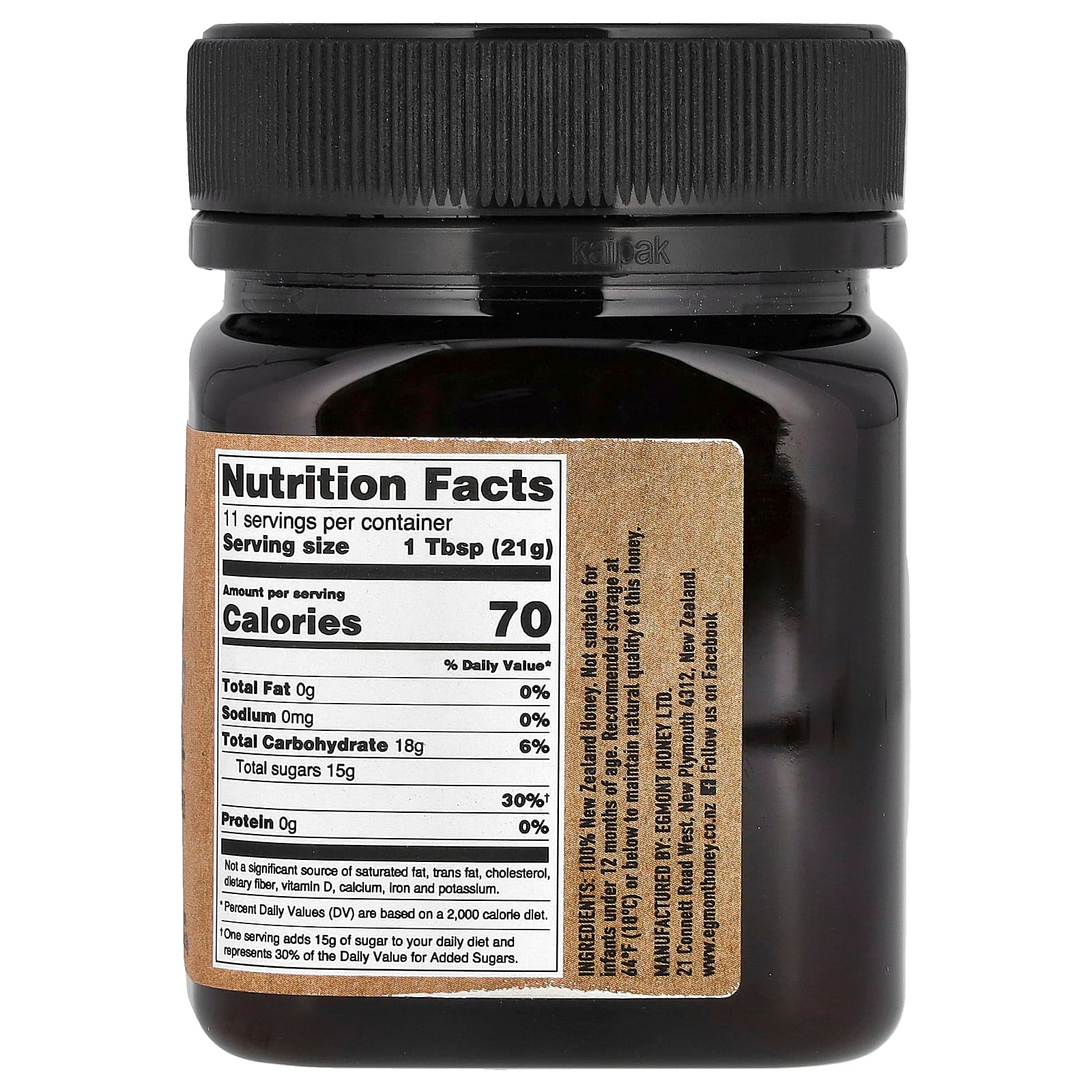 Premium Manuka Honey from New Zealand - UMF 20+, 8.82 oz (250g) - Image 2