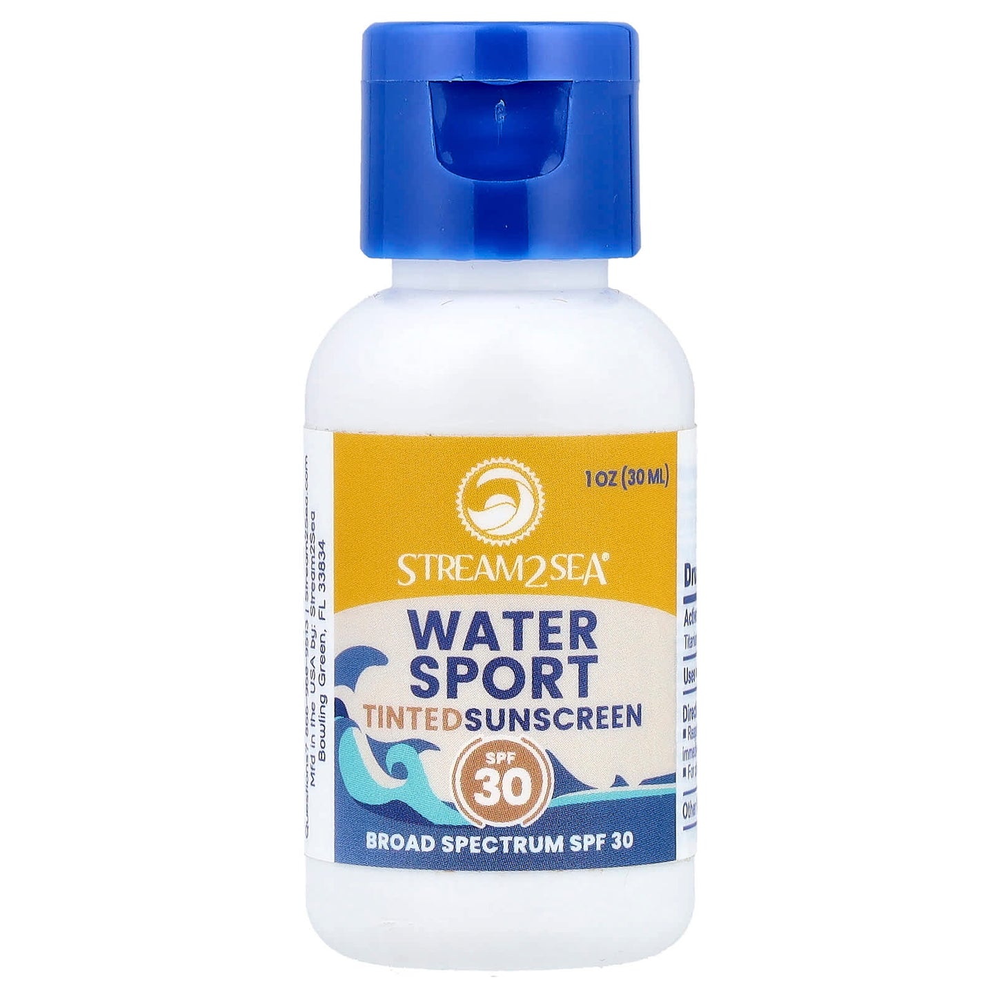 Stream2Sea, Water Sport Tinted Sunscreen, SPF 30, 1 oz (30 ml) - Image 1