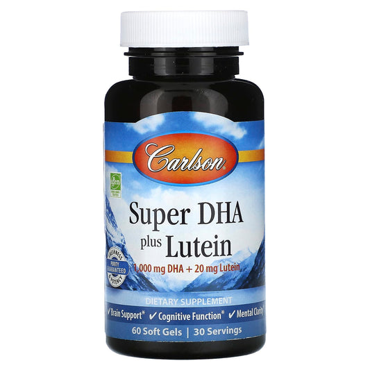 Carlson Super DHA Plus Lutein Brain Health Supplement - Image 1