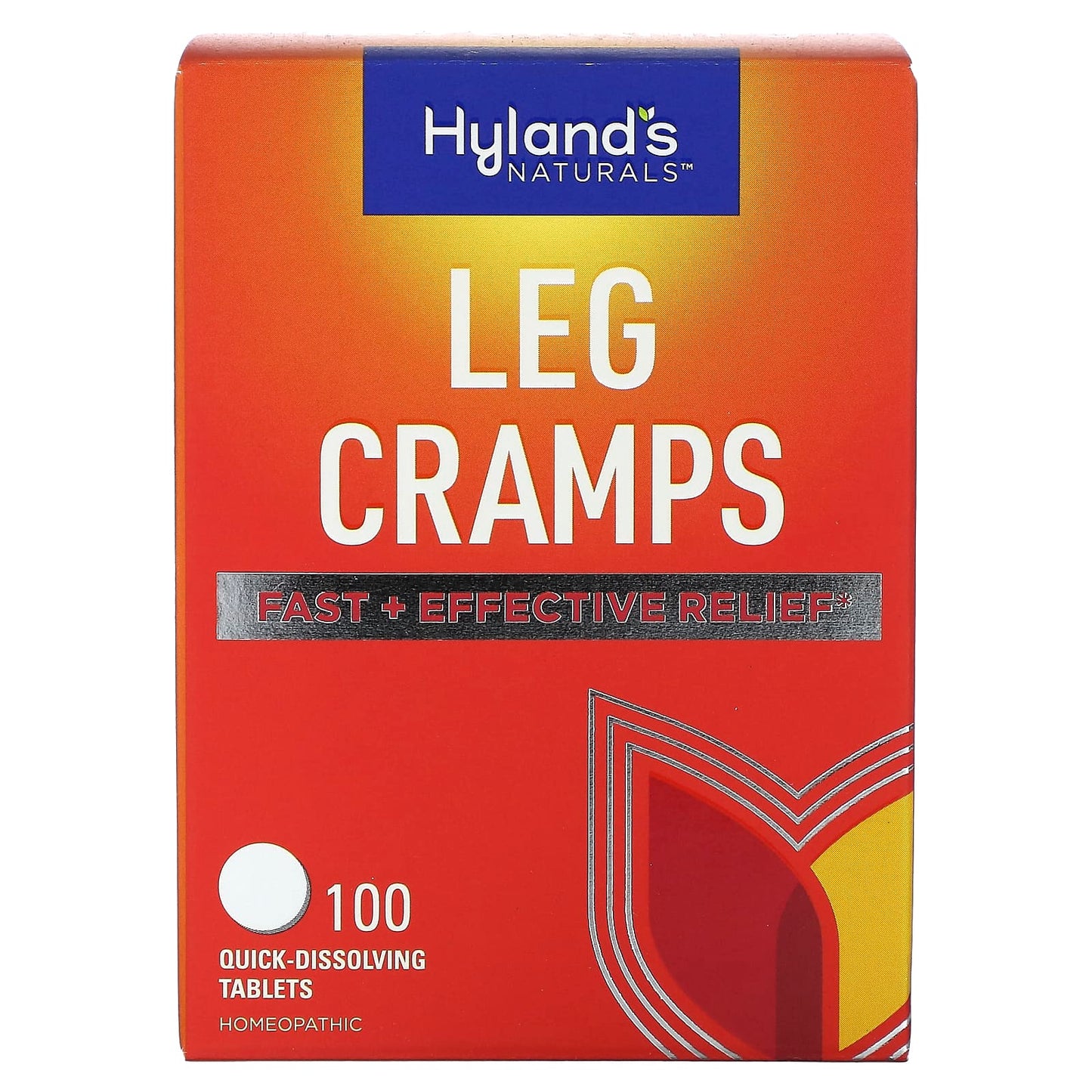 Fast Leg Cramp Relief | Hyland's Naturals 100 Tablets - Image 1