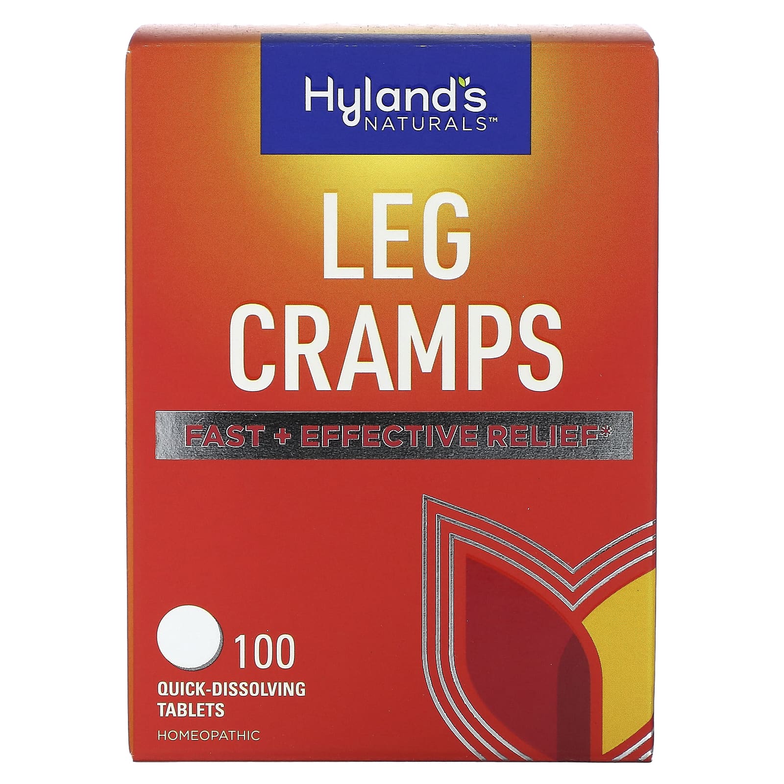 Fast Leg Cramp Relief | Hyland's Naturals 100 Tablets - Image 1