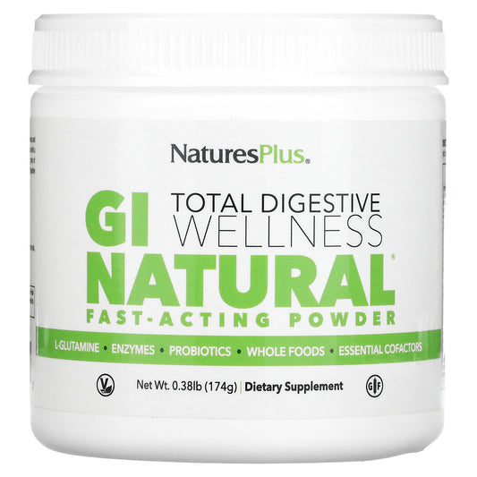 NaturesPlus, GI Natural Fast-Acting Powder, 0.38 lb (174 g) - Image 1