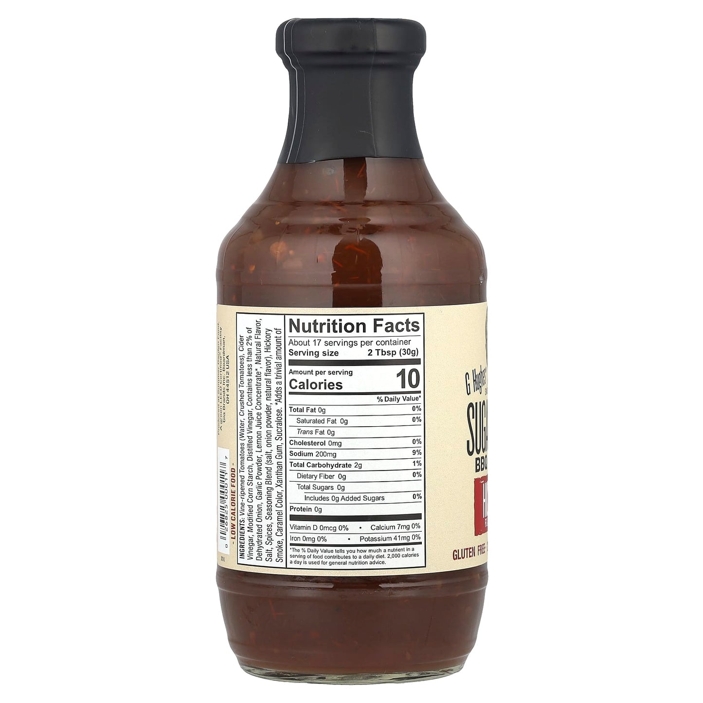 Sugar Free Hickory BBQ Sauce by G Hughes - Low Carb, Gluten Free - Image 2