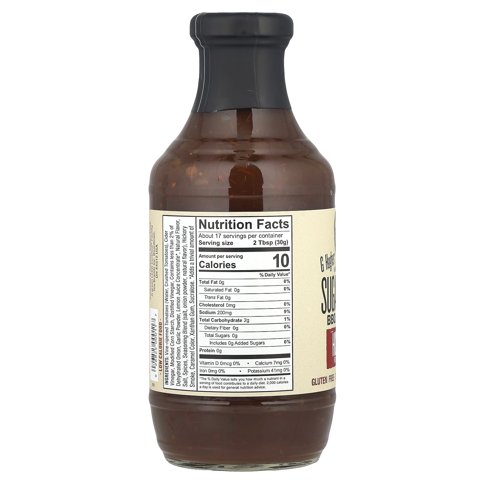 Sugar Free Hickory BBQ Sauce by G Hughes - Low Carb, Gluten Free - Image 2
