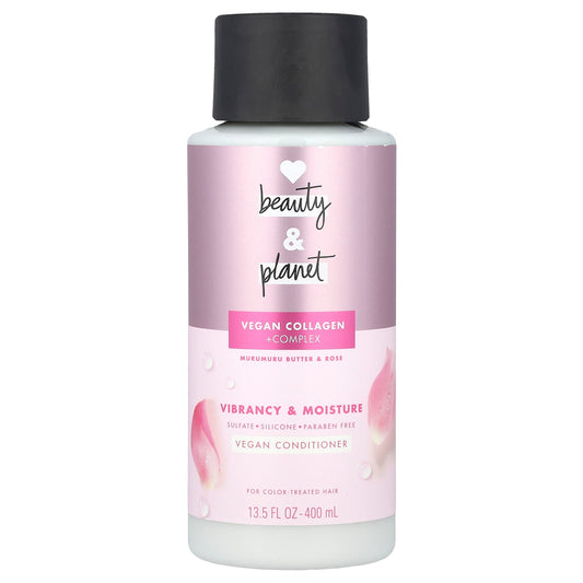 Love Beauty and Planet, Vegan Conditioner, For Color Treated Hair, Murumuru Butter & Rose, 13.5 fl oz (400 ml) - Image 1