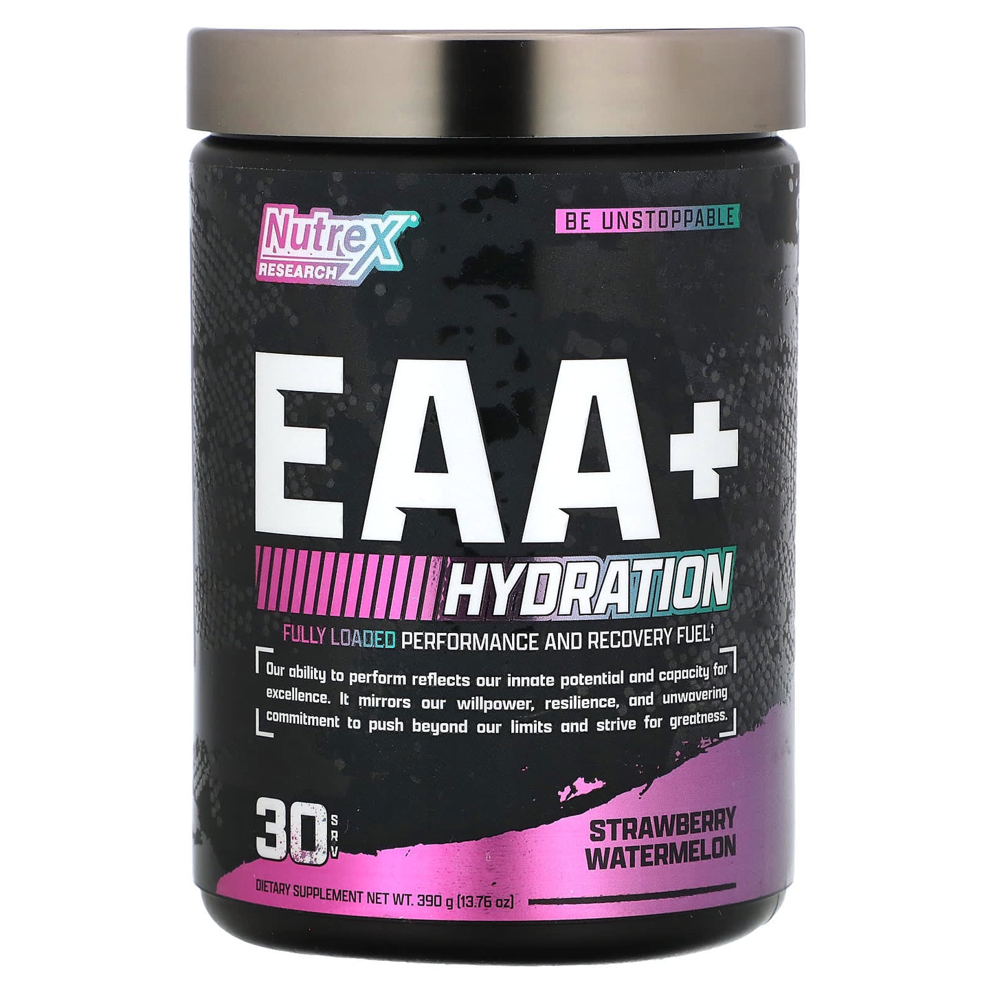 Nutrex Research, EAA+ Hydration, Strawberry Watermelon, 13.76 oz (390 g) - Image 1
