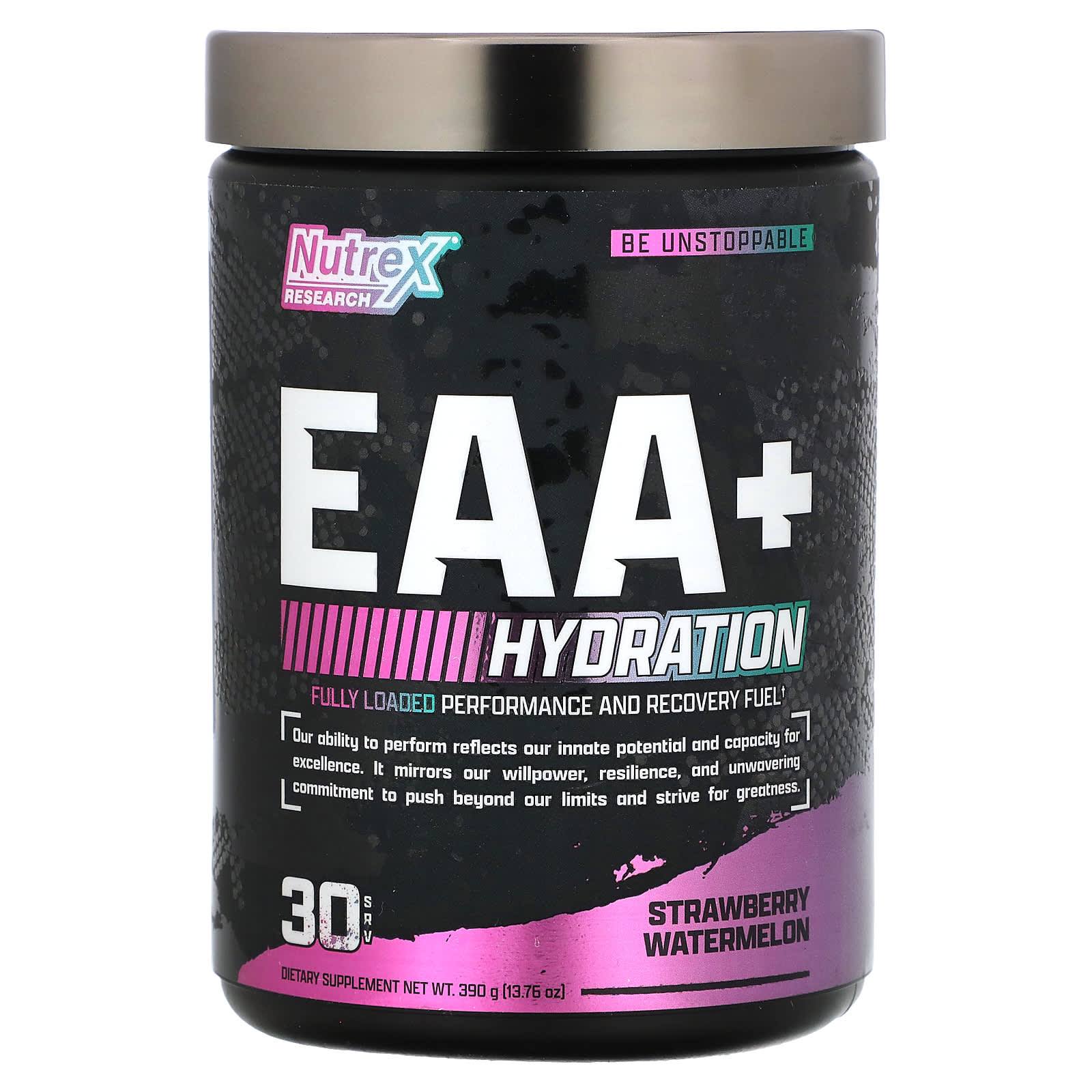 Nutrex Research, EAA+ Hydration, Strawberry Watermelon, 13.76 oz (390 g) - Image 1