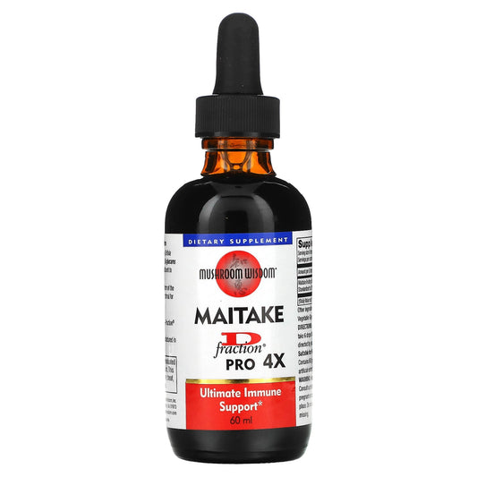 Mushroom Wisdom, Maitake D Fraction®, Pro 4X, 60 ml - Image 1