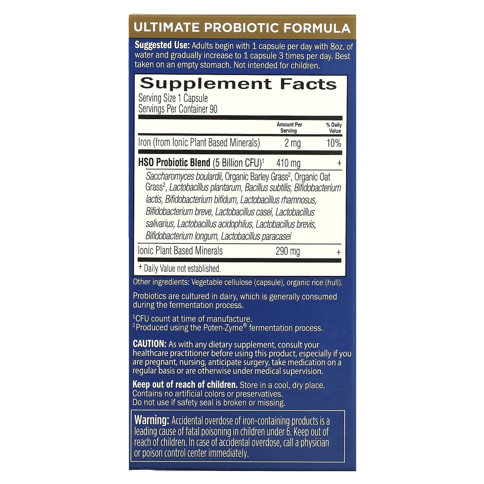 Garden of Life Primal Defense Ultra Probiotic Formula 90 Veg Capsules - Image 2