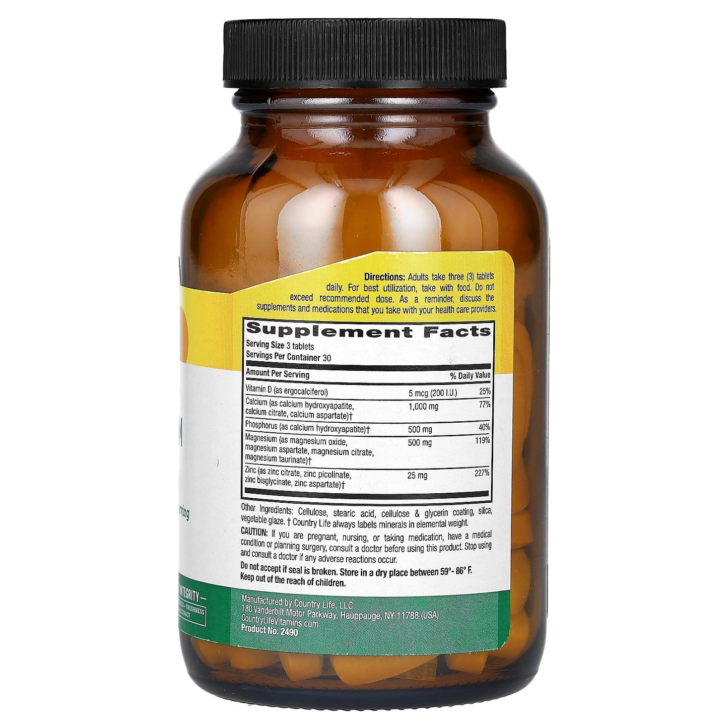 Boost Bone Health with Country Life Calcium Magnesium Zinc - Image 2