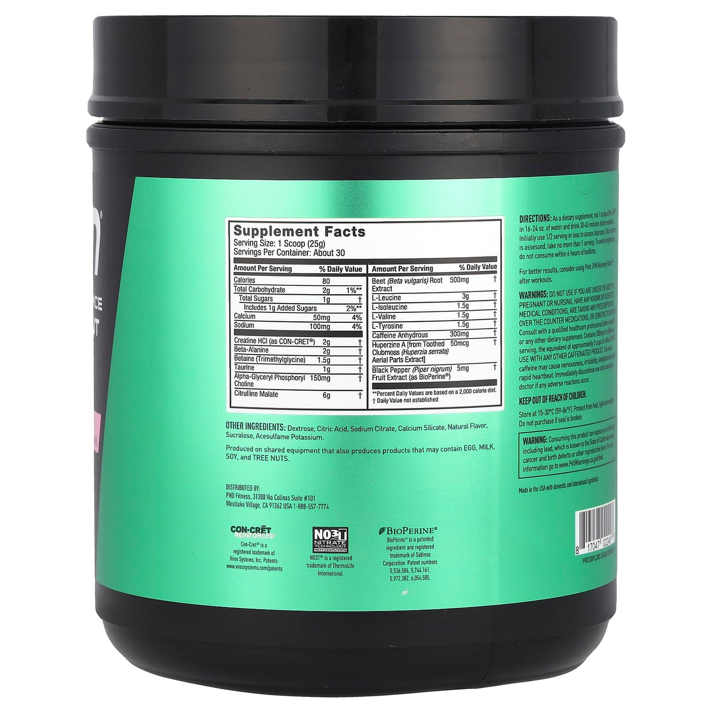 Pre JYM High-Performance Pre-Workout by JYM Supplement Science - Pink Lemonade - Image 2