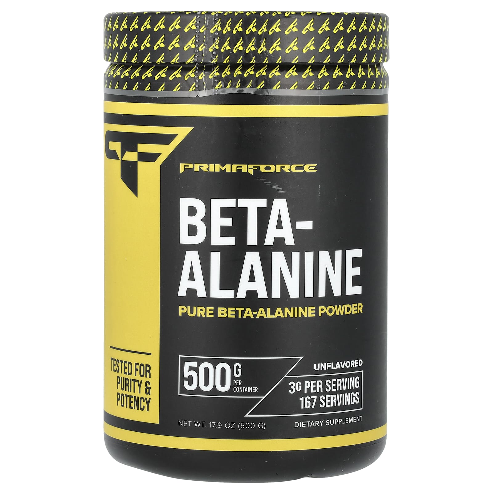 Primaforce, Beta-Alanine, Unflavored, 17.9 oz (500 g) - Image 1