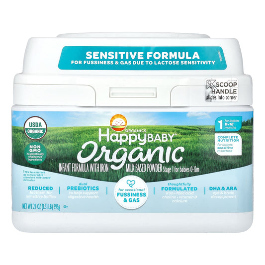 USDA Organic Sensitive Infant Formula for Lactose Sensitive Babies - Image 1