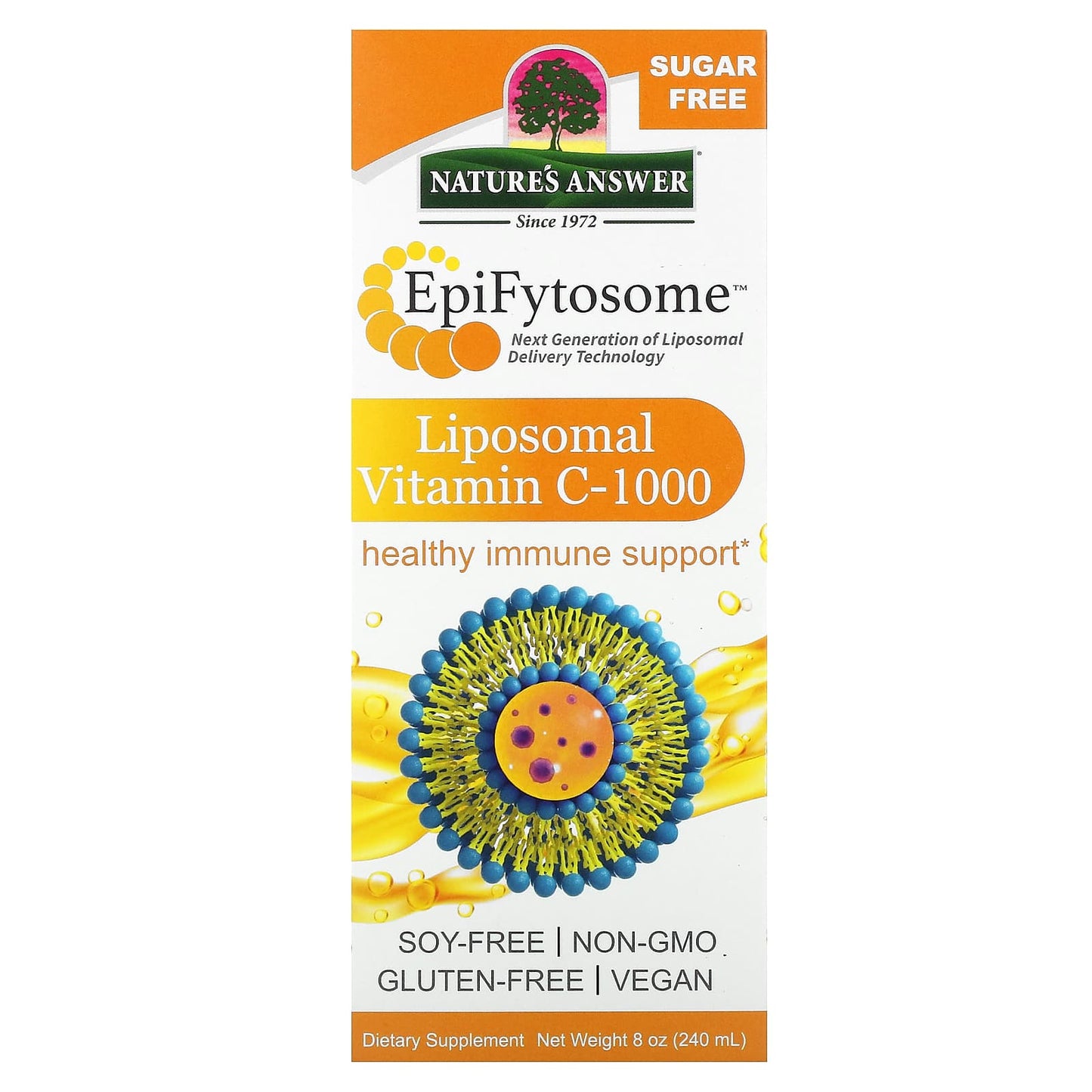 Nature's Answer, Epifytosomes, Liposomal Vitamin C -1000, 8 oz (240 ml) - Image 1