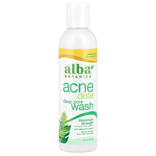 <strong>Deep Pore Acne Wash | Alba Botanica</strong> 6 fl oz (177 ml) - Image 1