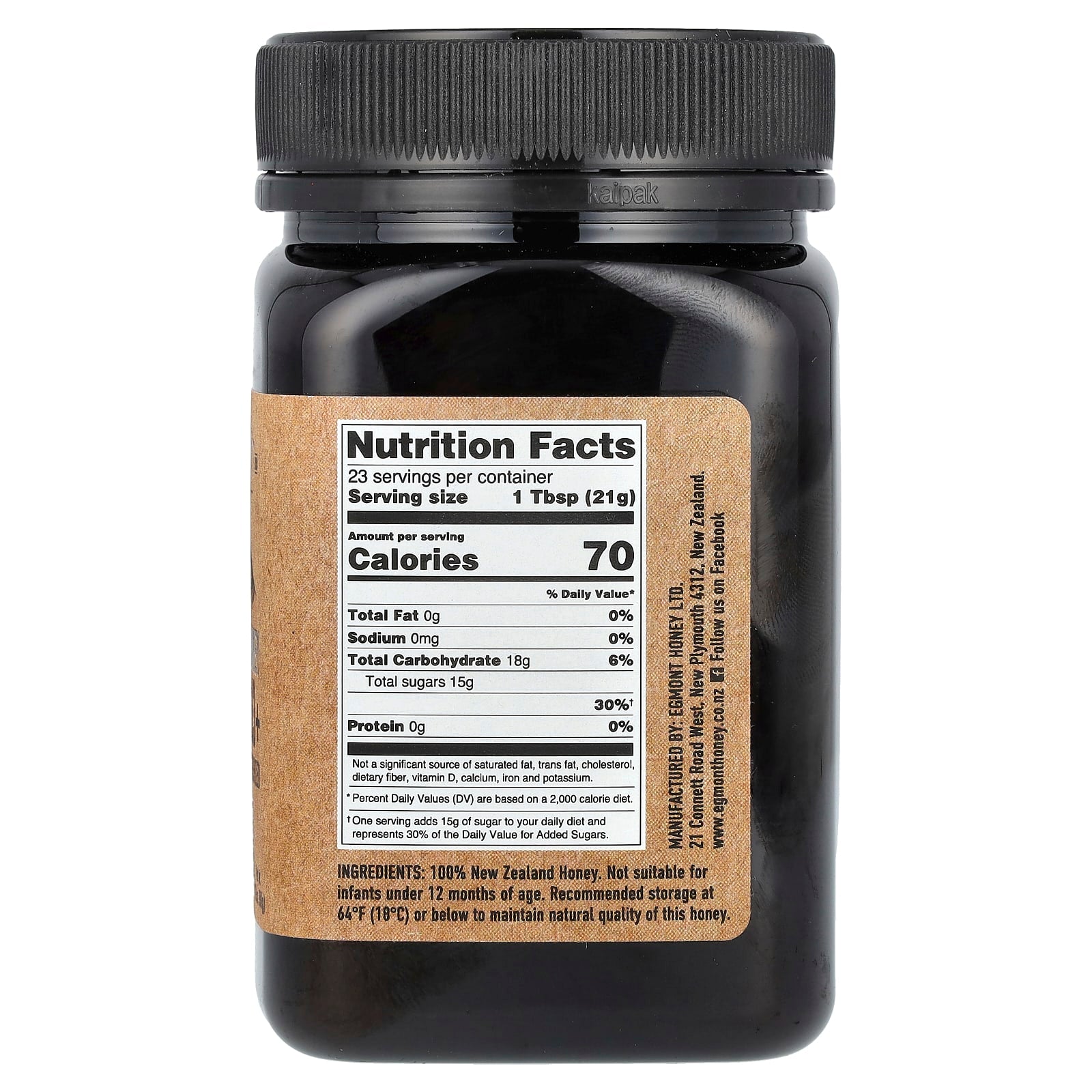 Premium New Zealand Manuka Honey - UMF 10+, 17.6 oz (500g) - Image 2