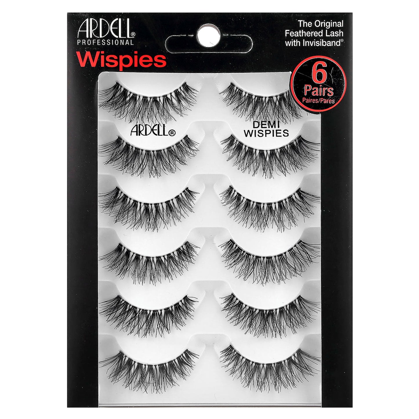 Ardell Demi Wispies Lashes, 6 Pairs - Perfect Feathered Lash - Image 1