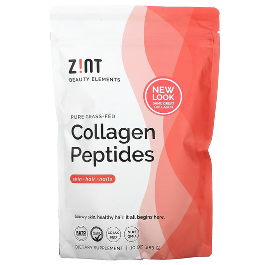 Zint, Pure Grass-Fed Collagen Peptides, 10 oz (283 g) - Image 1