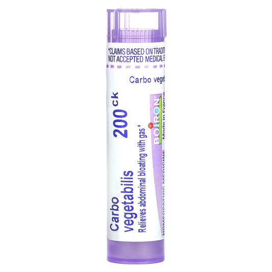 Boiron Carbo Vegetabilis Bloat & Gas Relief, 80 Pellets - Image 1