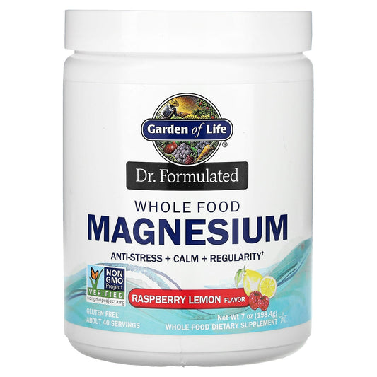 Garden of Life Whole Food Magnesium Powder - Calm, Relax, and Sleep Better - Image 1